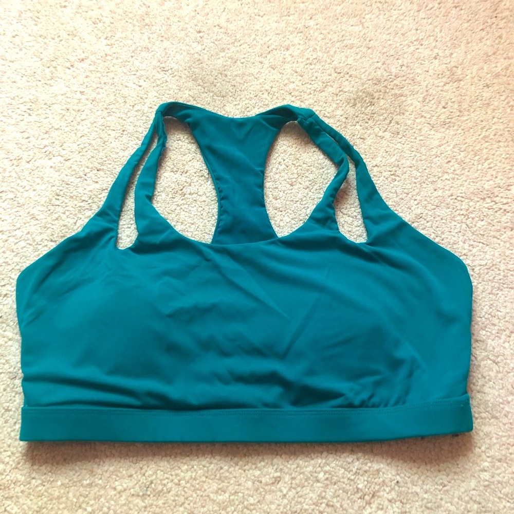 Fabletics Teal Sports Bra Size M